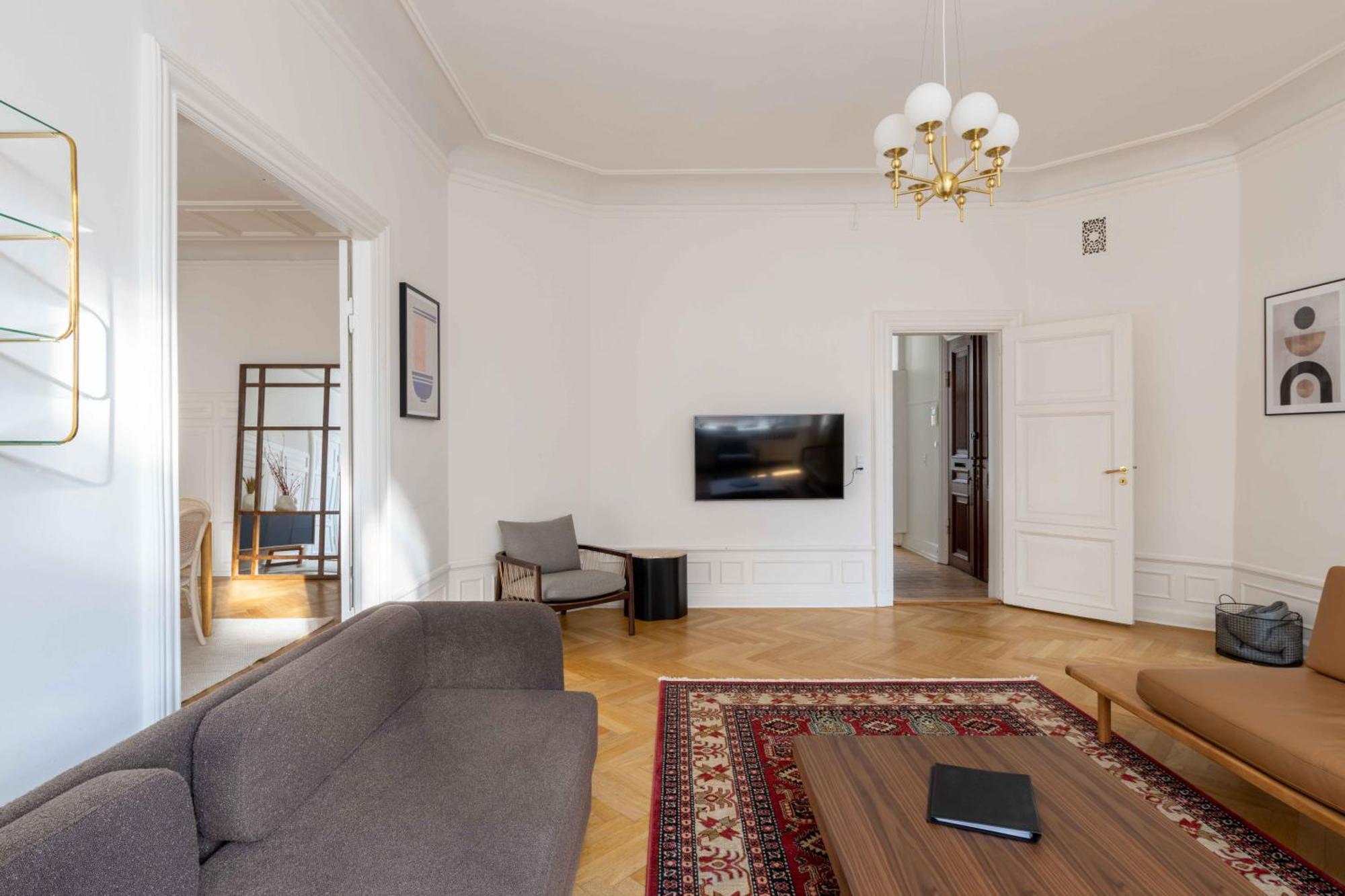 Lovely 3Br Manor Apartment 5 Min From Tivoli Gardens Copenhague Exterior foto
