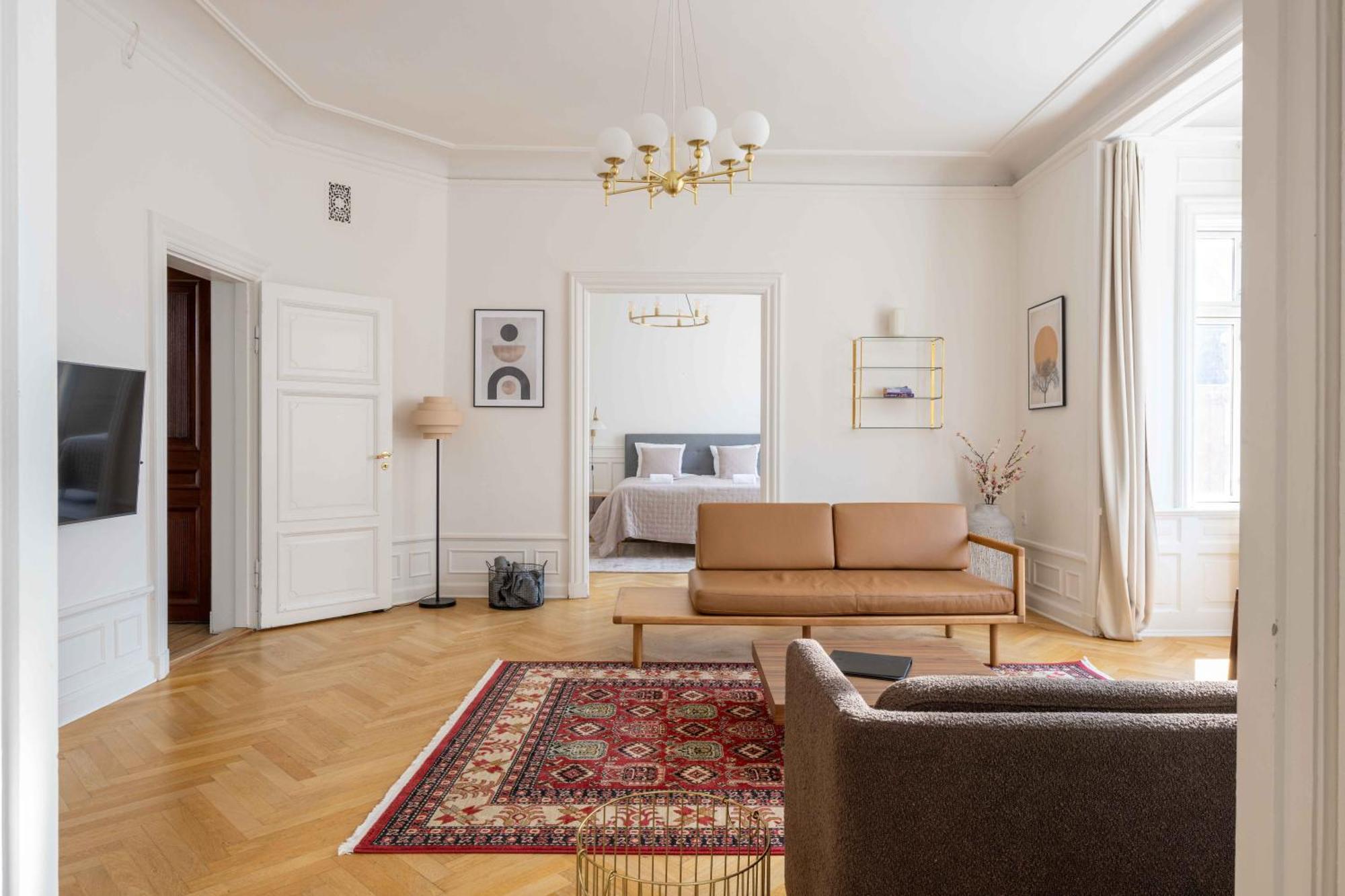 Lovely 3Br Manor Apartment 5 Min From Tivoli Gardens Copenhague Exterior foto